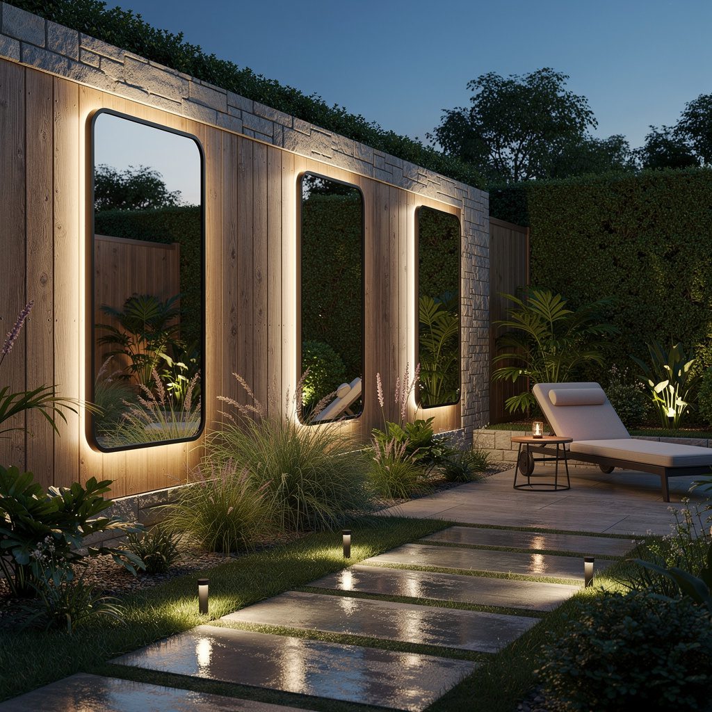 Outdoor LED Mirrors: A Stylish Addition to Modern Gardens