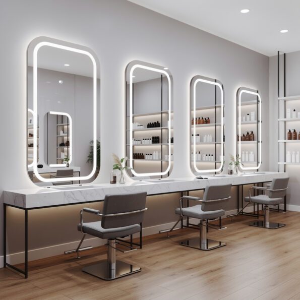 The Benefits of LED Mirrors in Beauty Salons