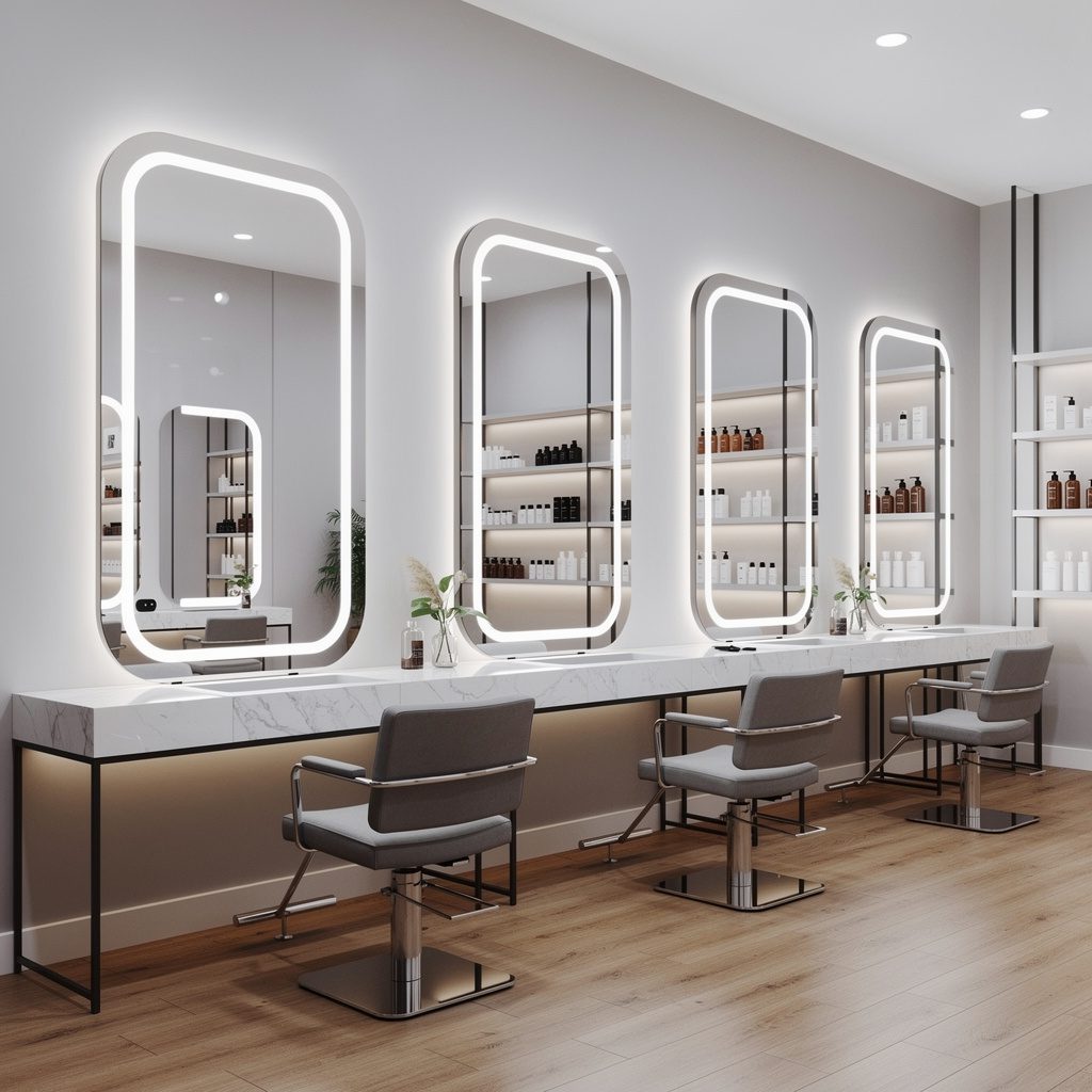 The Benefits of LED Mirrors in Beauty Salons