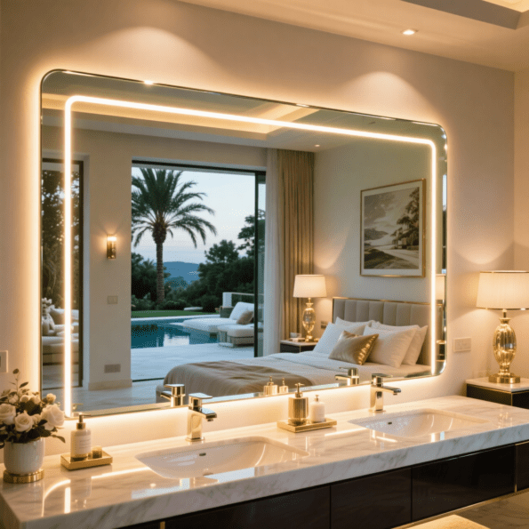 uxury LED Mirror Solutions for Hotel Suites and Resorts
