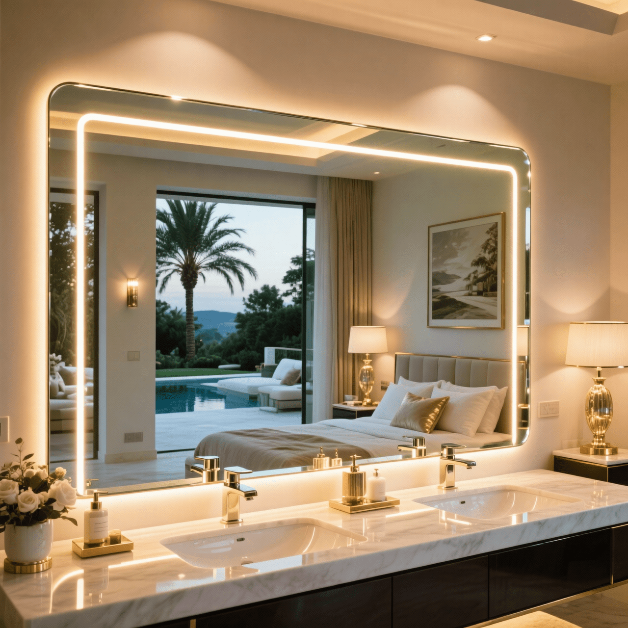 uxury LED Mirror Solutions for Hotel Suites and Resorts