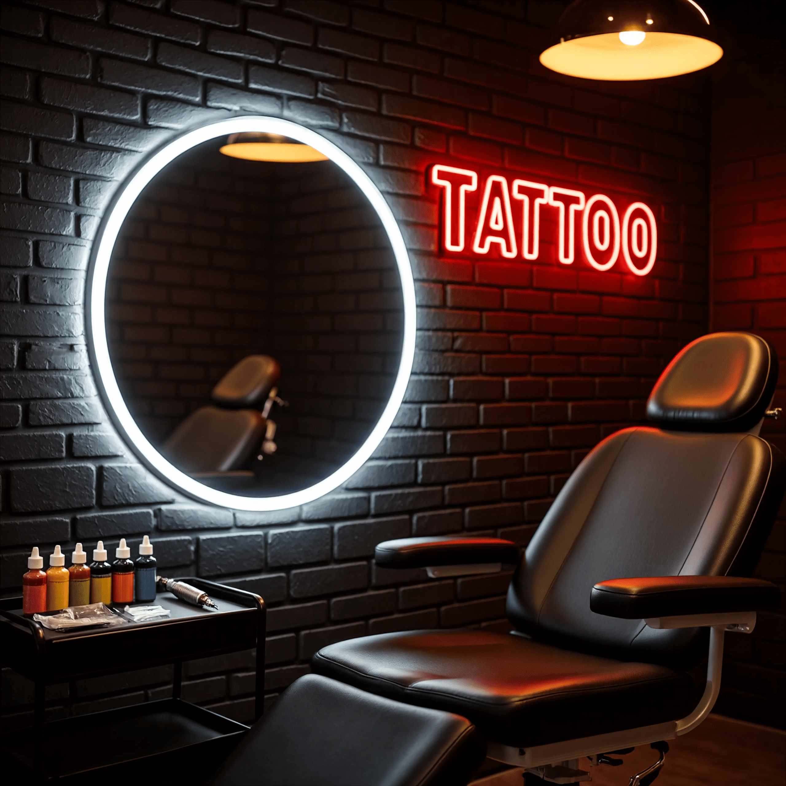 LED Mirror Solutions for Modern Tattoo Studios
