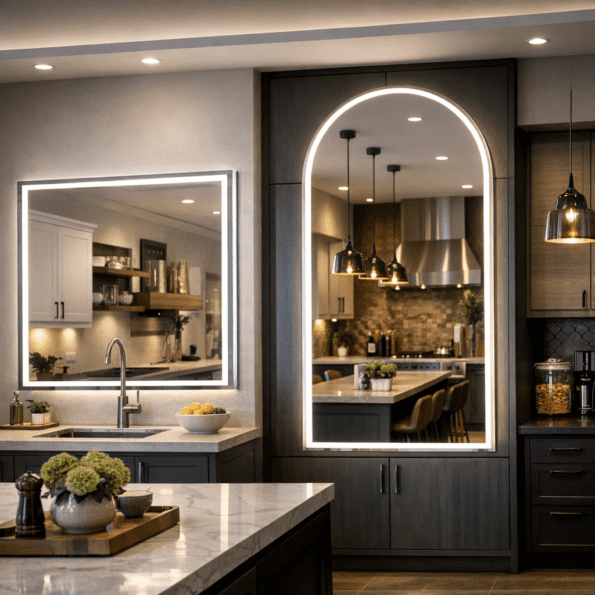 Best LED Mirrors for Luxury Kitchen Spaces